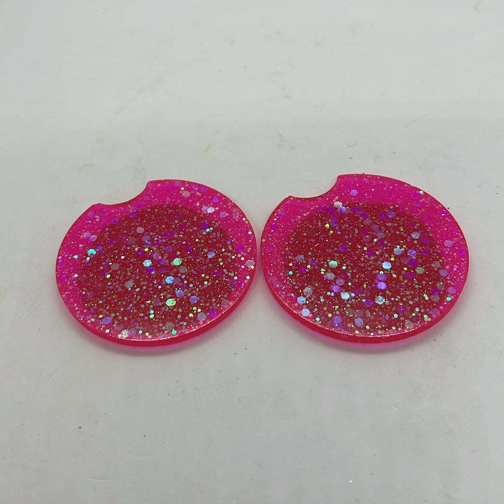 2 pcs Car Coasters NWOT